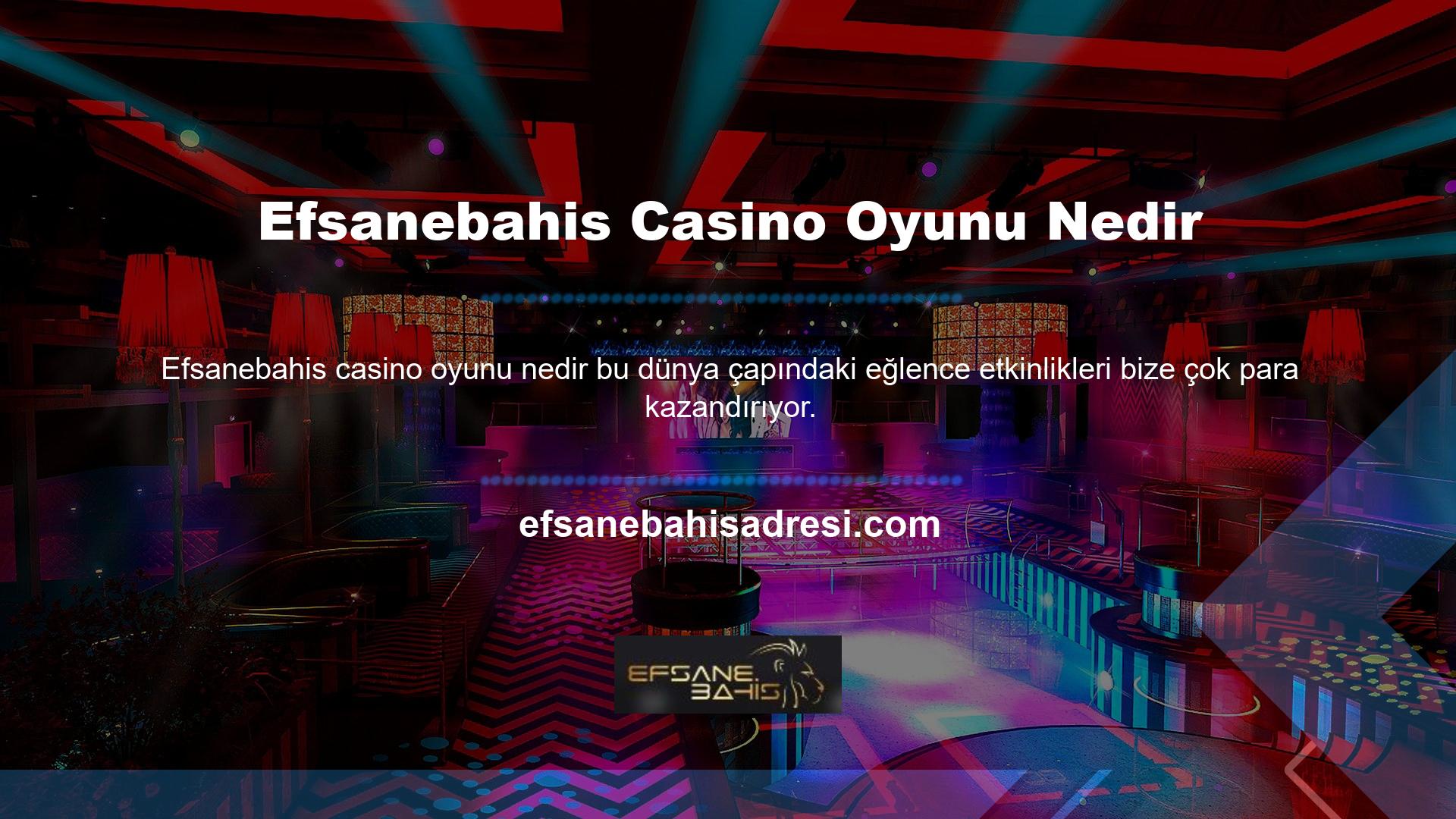 Efsanebahis Luck web sitesinde binlerce farklı casino oyunu mevcuttur